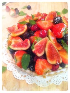Cherie Kelly's Figs and Berries Fruit Tart