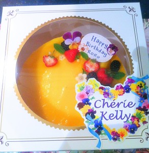 Cherie Kelly's Mango and Vanilla Mousse Cake
