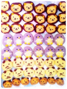 Cherie Kelly's Penguin, Lion and Panda Icebox Cookies