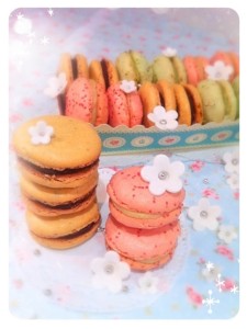Cherie Kelly's Infinitely Vanilla, Pistachio Matcha and Pietra Chocolate Macarons Cherie Kelly's Infinitely Vanilla, Pistachio Matcha and Pietra Chocolate Macarons
