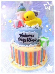 Cherie Kelly's Welcome Baby Boy Cake