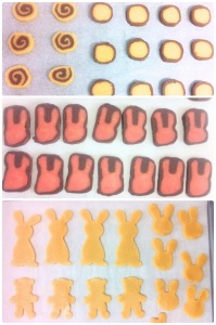 Cheire Kelly's Bunny Rabbit, Lion, Bear and Swirl Icebox Butter Cookies 