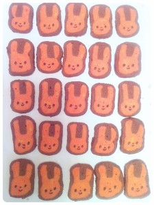 Cheire Kelly's Bunny Rabbit, Lion, Bear and Swirl Icebox Butter Cookies 