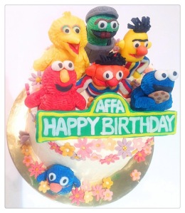 Cherie Kelly's Sesame Street Rainbow Cake Cherie Kelly's Sesame Street Rainbow Cake