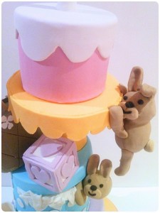 Cherie Kelly's Bunnies Topsy Turvy Cake 