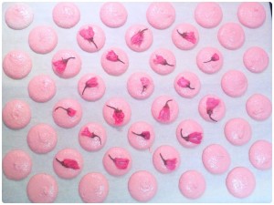 Cherie Kelly's Cherry Blossom, Rose, Jasmine & Earl Grey Macarons