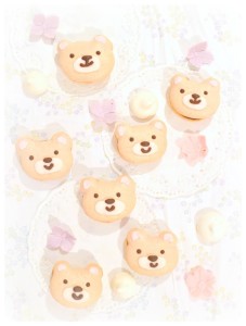 Cherie Kelly's Teddy Bear Chocolate Ganache Macarons