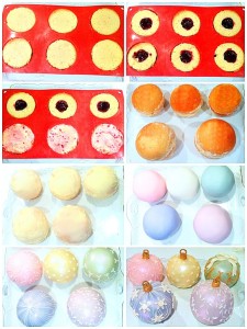 Cherie Kelly's Festive Bauble Cakes