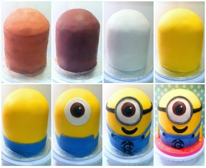 Cherie Kelly's Despicable Me 2 Minion Cake 