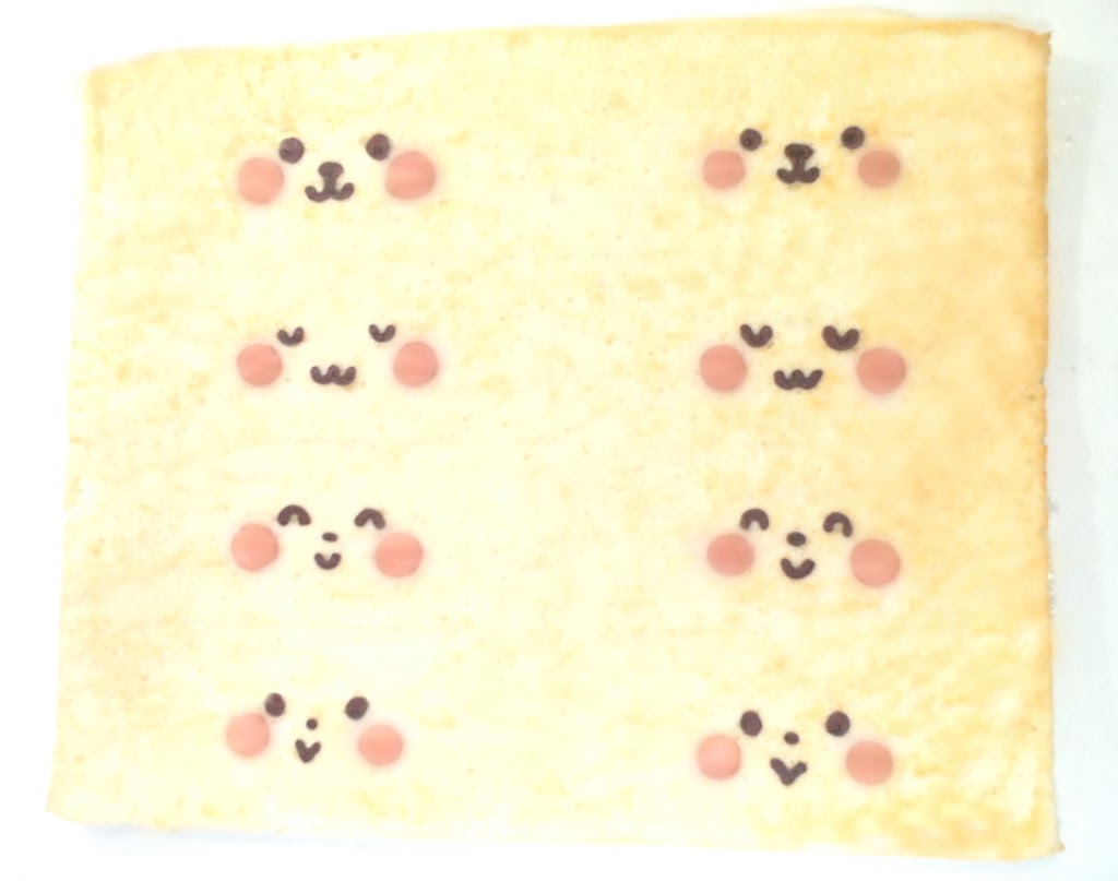Cherie Kelly's Bunny Deco Japanese Sponge Roll Cake Cherie Kelly's Bunny Deco Japanese Sponge Roll Cake