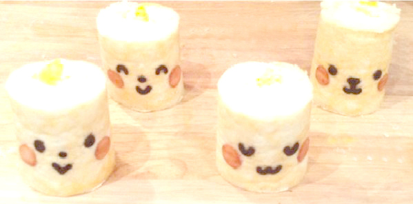 Cherie Kelly's Bunny Deco Japanese Sponge Roll Cake Cherie Kelly's Bunny Deco Japanese Sponge Roll Cake